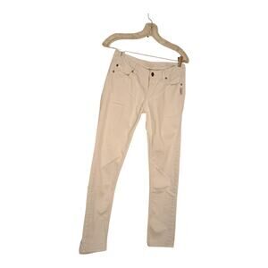Silver Jeans Sienna White Skinny Ankle‎ Low Rise Cotton Blend Women’s Size 27/31